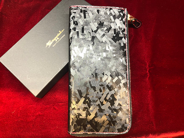 Zipper Long Wallet Black KWLF-BK