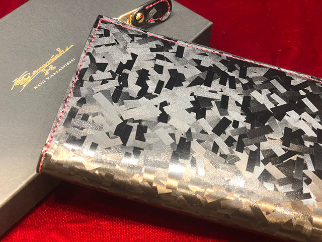 Zipper Long Wallet Black KWLF-BK